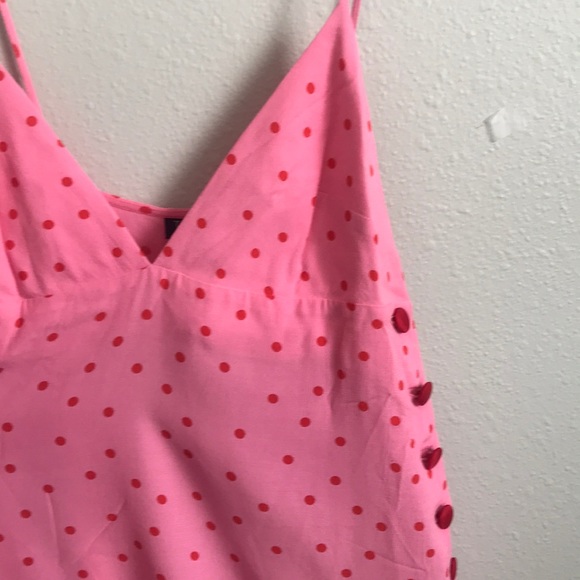 long polka dot slip dress retro - Picture 5 of 8